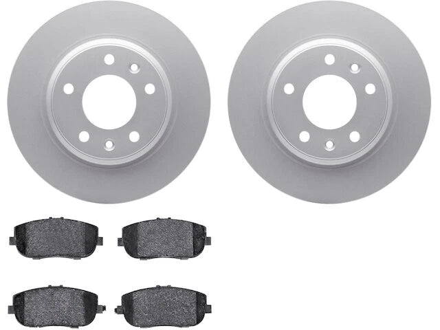 Rear Brake Pad and Rotor Kit for Mazda MX5 Miata (2006–2015) PR933BZ
