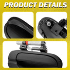 RH Rear Outside Outer Door Handle for Nissan Sentra (2000–2006)