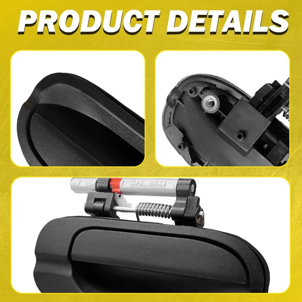 RH Rear Outside Outer Door Handle for Nissan Sentra (2000–2006)