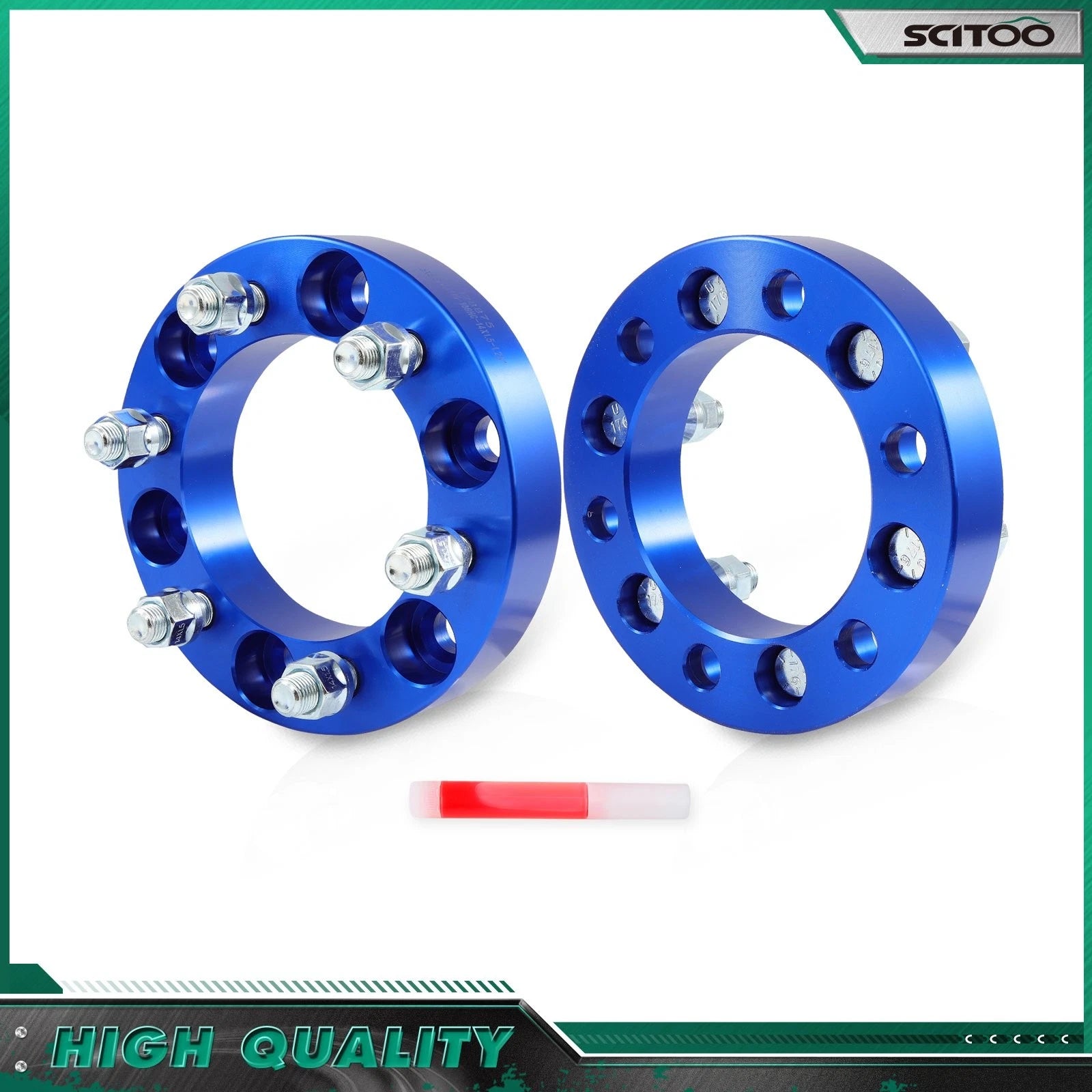 2X 1.25" Wheel Adapters 6x5.5 to 6x135 M14x1.5 for Chevrolet Silverado
