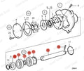 Water Pump Repair Shaft Kit for Volvo Penta 2001-2003 (21951414)