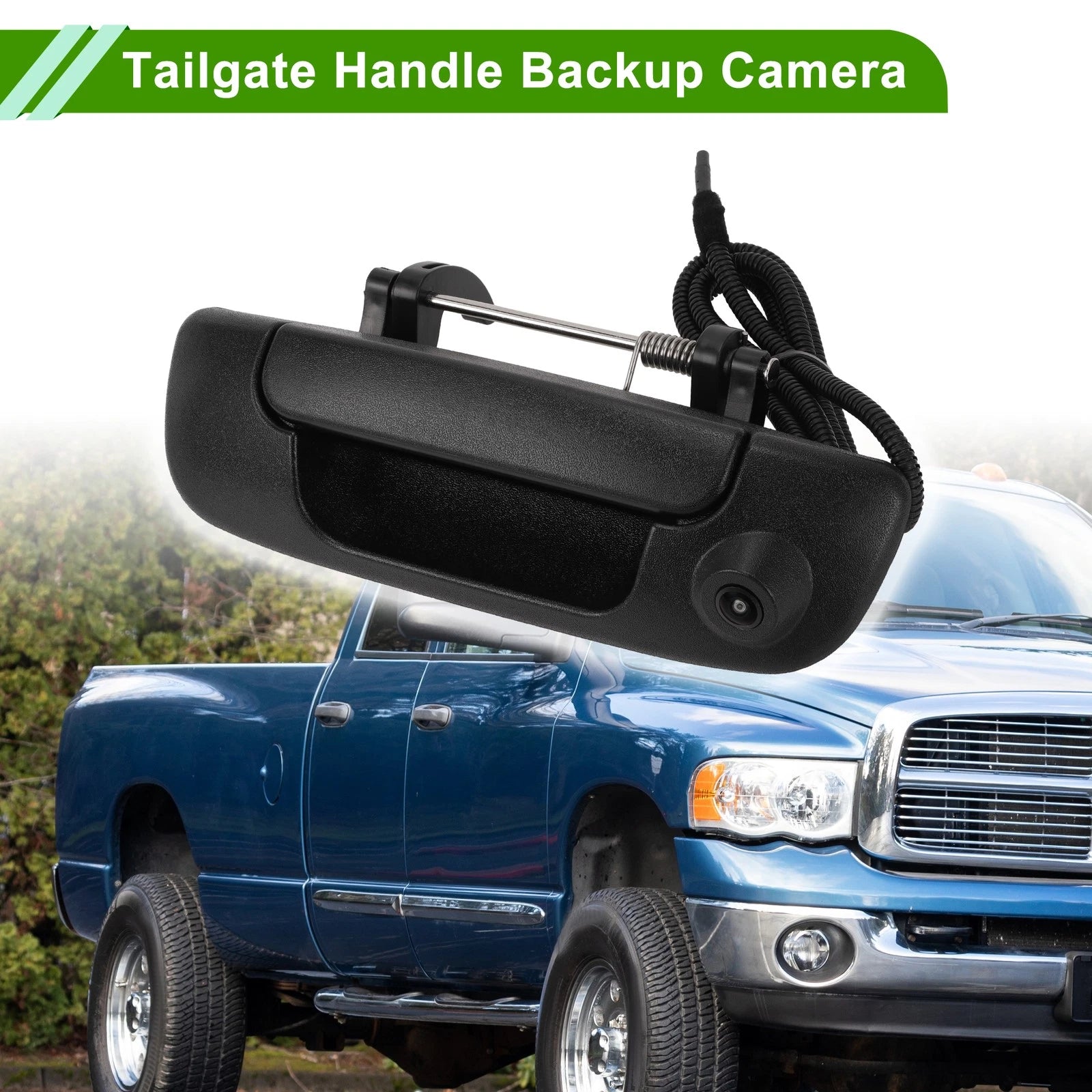 Tailgate Handle Backup Rear View Camera No. 55276237AA for Dodge Ram 1500 (2019–2023)