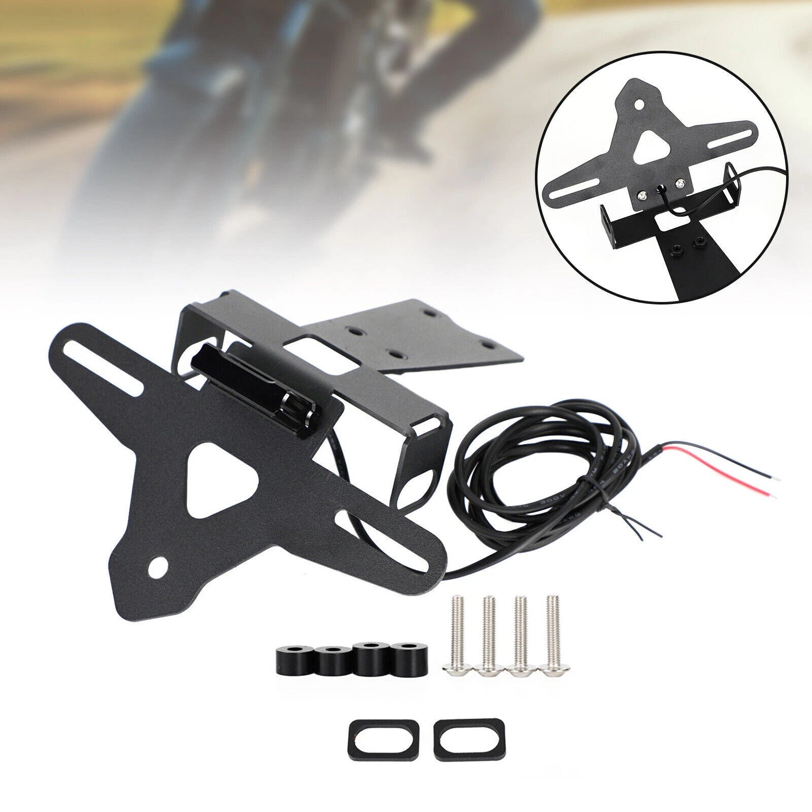 License Plate Holder Frame Bracket for Honda CBR500R (2019–2021) T9