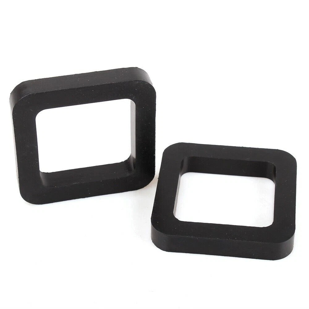 2Pcs 2" Rubber Cushion Silencer Pad for Trailer Hitch Receiver (Universal)