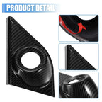 Carbon Fiber Front Door Window A-Pillar Speaker Covers for Honda CR-V (2017-2023)