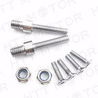 Set of 4 Motorcycle Mirror Bolts Screws 5mm/6mm X 43mm