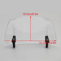 Windshield Deflector Extension Spoiler for Universal Fit (Adjustable)
