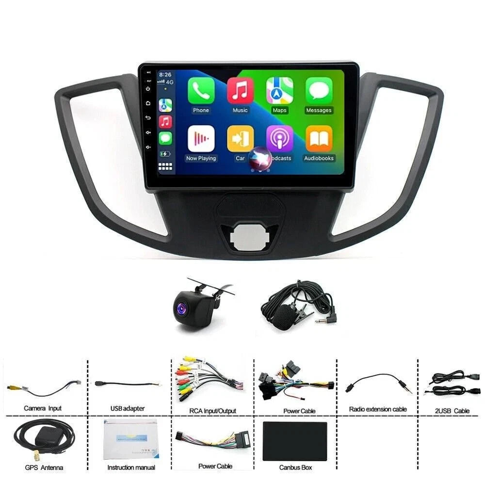 Android Head Unit Stereo for Ford Transit 150 250 350 (2015–2019)