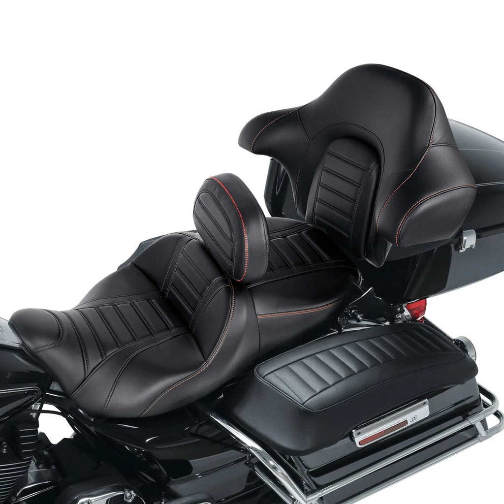 Seat Backrest Pad for Harley Touring Street Glide (2014–2023)
