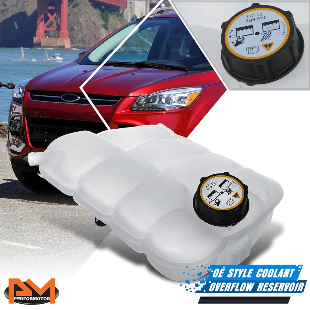 OE Style Coolant Overflow Reservoir w/Cap for Ford Focus/Escape (2013–2018)
