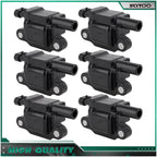 6 Ignition Coils for Chevrolet Silverado GMC Sierra 1500 6.2L (2014–2018)