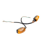 Pair Amber Turn Signal Indicators for Honda XLR125 XL125R XR125