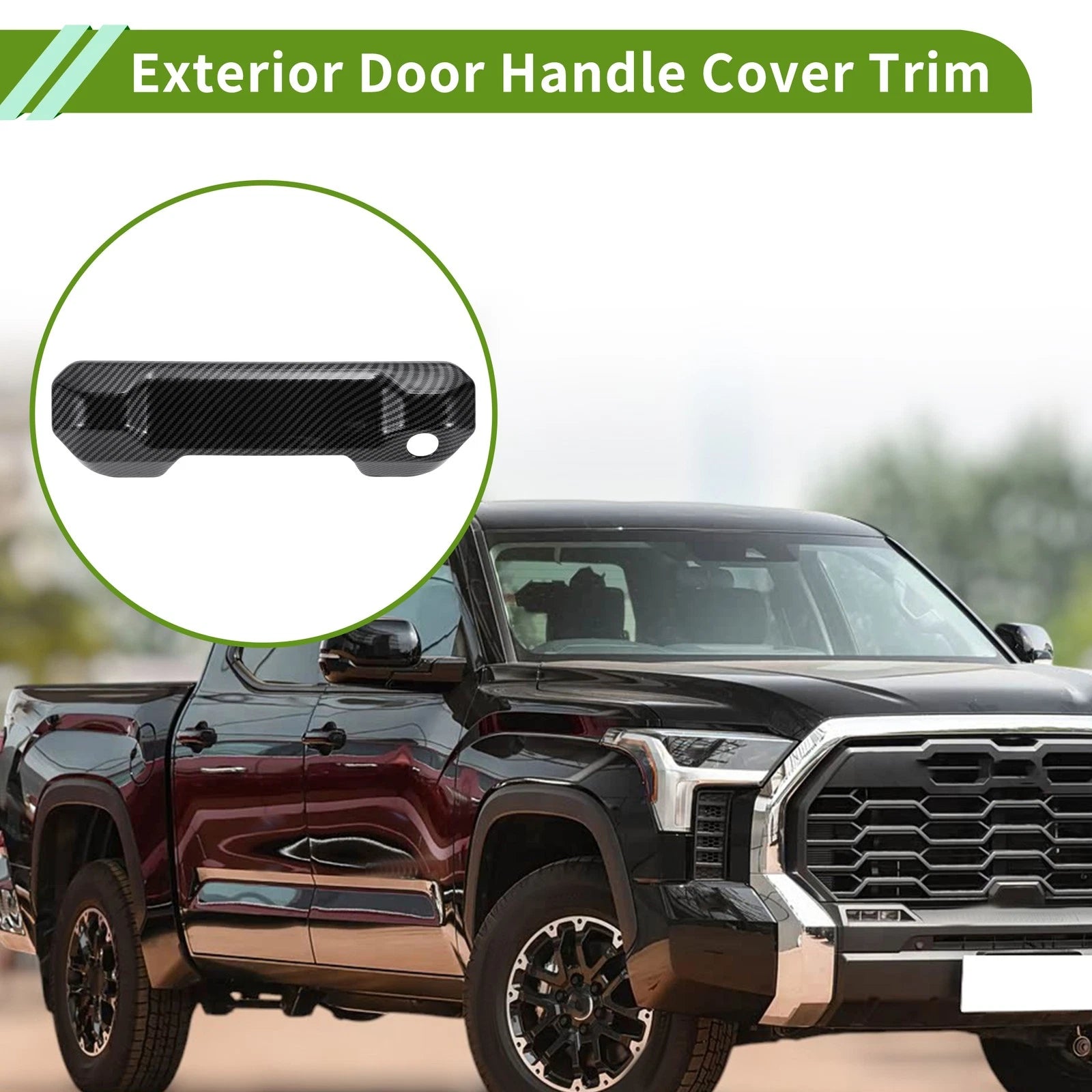 Exterior Door Handle Cover Trim for Toyota Tundra (2022–2025) ABS 1Pc
