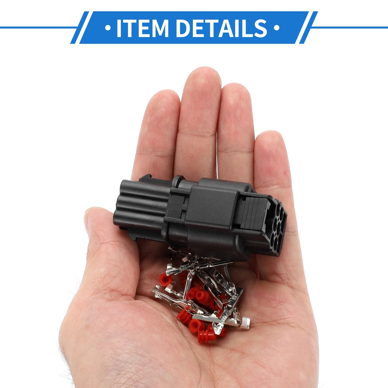 6 Pin Headlight Socket Connector Plug for Hyundai Elantra, Kia 