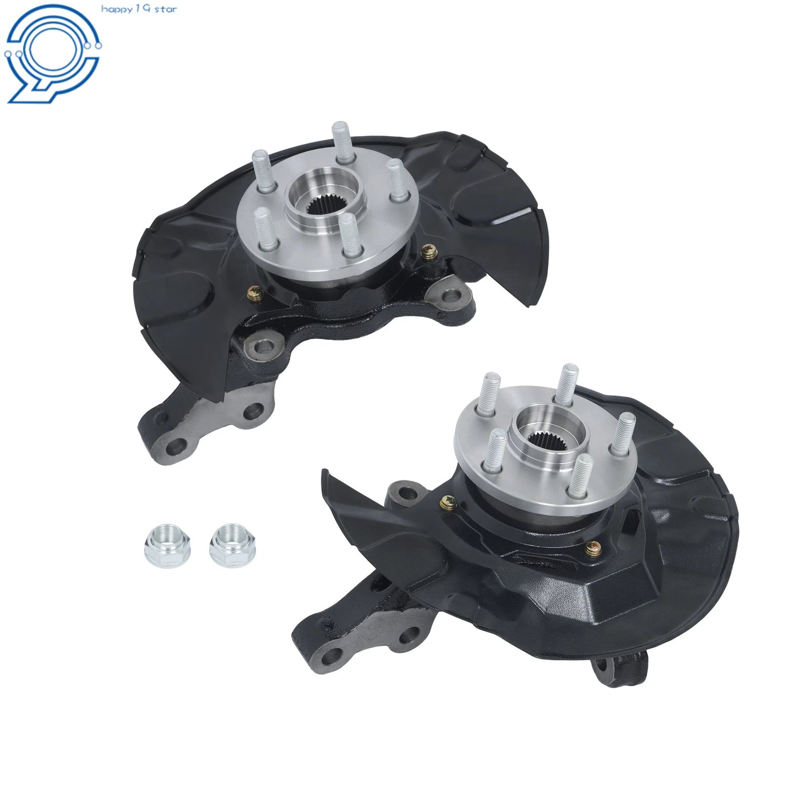 2X Front Steering Knuckle Wheel Hub Bearing for Toyota Corolla (2003–2008)