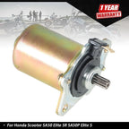 Starter for Honda Scooter SA50 Elite SR (1987â2001)
