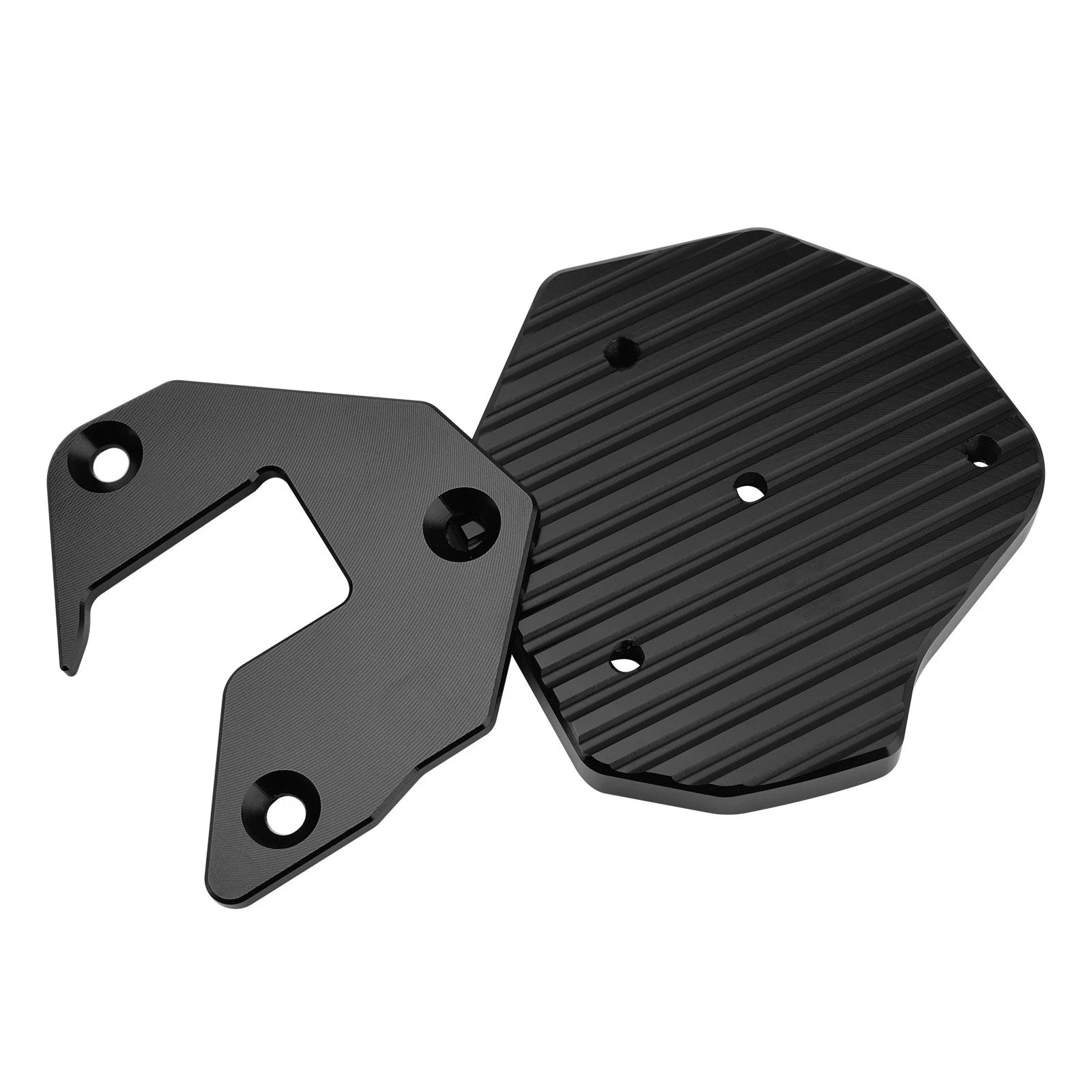 Kickstand Enlarger Plate Pad for Suzuki GSXR1300R (2008–2020) Black