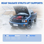 2X Front Hood Lift Supports for Hyundai Santa Fe (2013–2018)