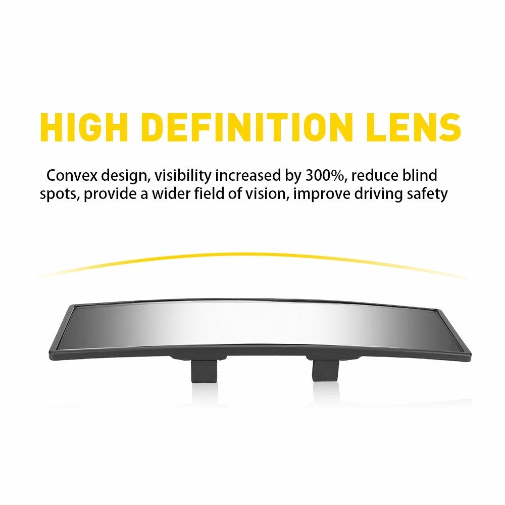 240mm Wide Clear Clip-On Rear View Mirror for Universal Fit (YYYY–YYYY)