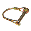 Round PTO Lock Pin 1/4" Diameter for PTO Shaft (1-3/4" Usable Length)