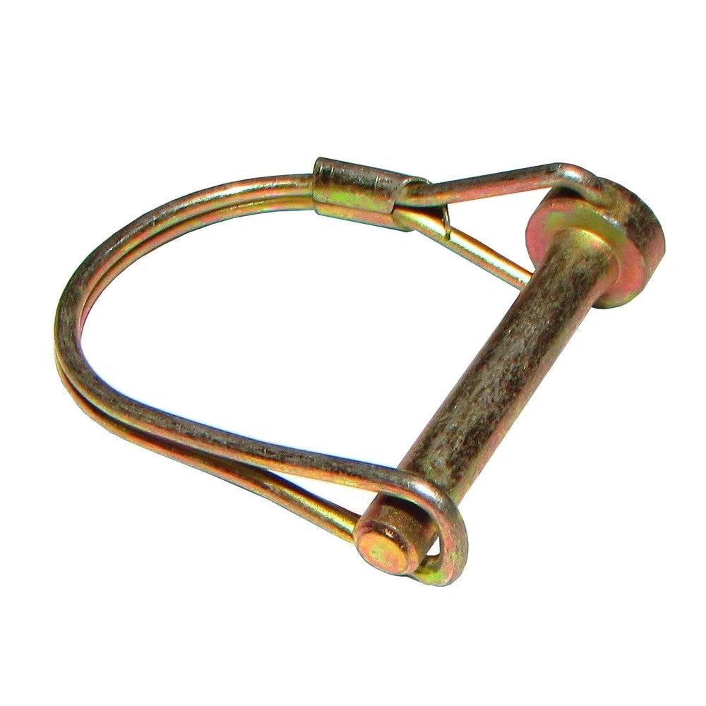 Round PTO Lock Pin 1/4" Diameter for PTO Shaft (1-3/4" Usable Length)