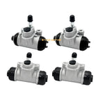 Front & Rear Brake Wheel Cylinders w/Shoes for Kawasaki KAF300 Mule (1993–2006)