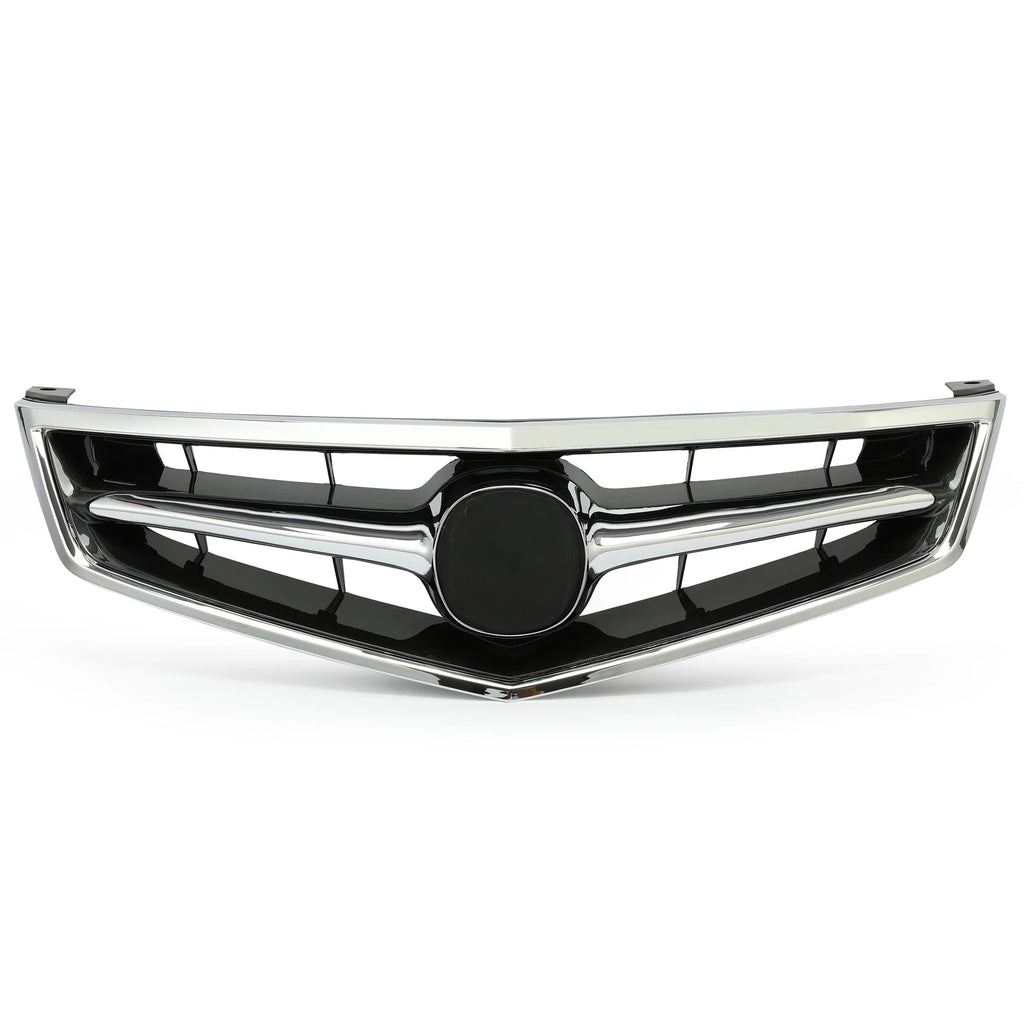 Front Grill Grille for Acura TSX (2006–2008) w/Chrome Molding