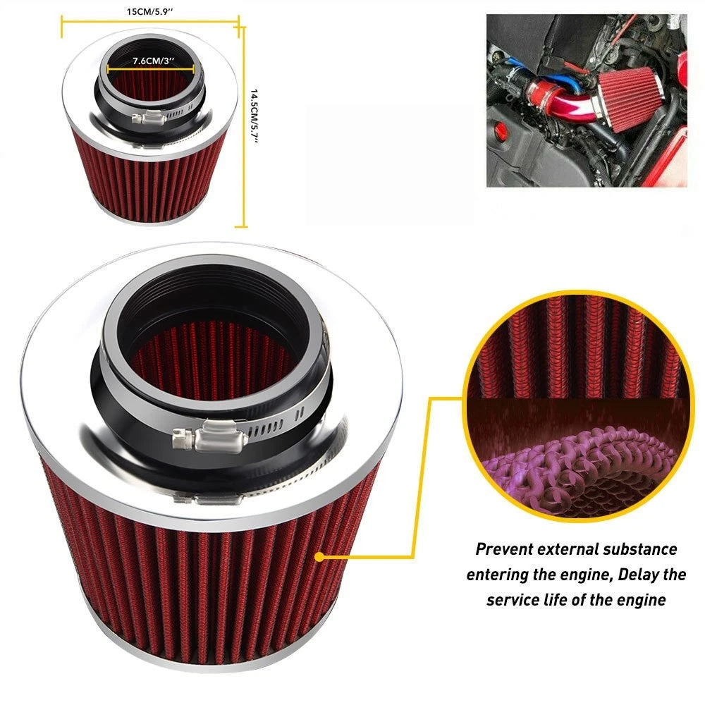 Turbo Air Filter for Universal Applications (Small Head Cold Vent)