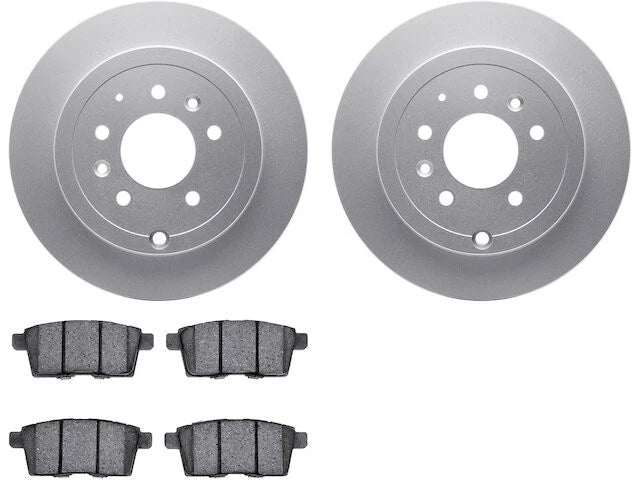 Rear Brake Pad and Rotor Kit for Mazda CX-7 (2007–2012) TN313CW