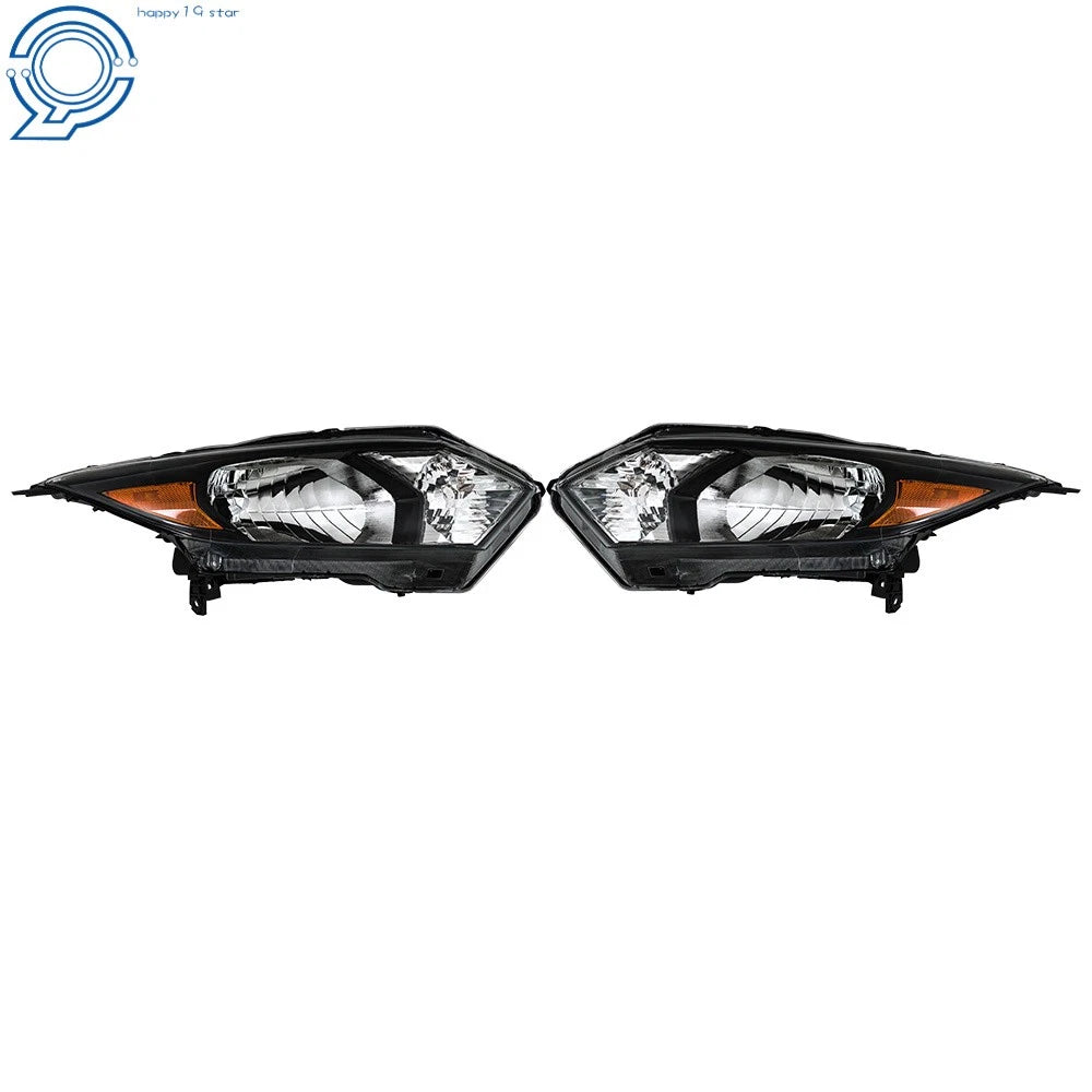Pair Black Headlamps for Honda HR-V (2016–2018)
