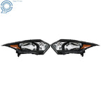 Pair Black Headlamps for Honda HR-V (2016–2018)