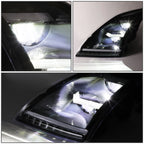 LED DRL Sequential Turn Signal Headlight Lamps for Volvo VNL VNR 300/400 (2018–2024)