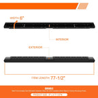 Fog Light Bezel for Chevrolet Colorado (2005–2008) Black