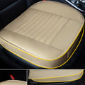Beige Leather Seat Cover for Universal Fit Front Seats