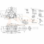 Set of 8 Ball Joints and Tie Rod Links for Toyota Tundra Sequoia