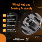 Front Wheel Bearing Hub Pair for Chevrolet Silverado 1500 (2014–2018)