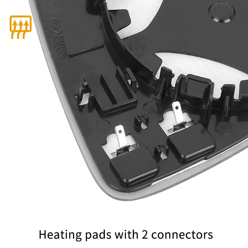 Heated Mirror Glass with Backing Plate for Volkswagen Golf (2015–2020)