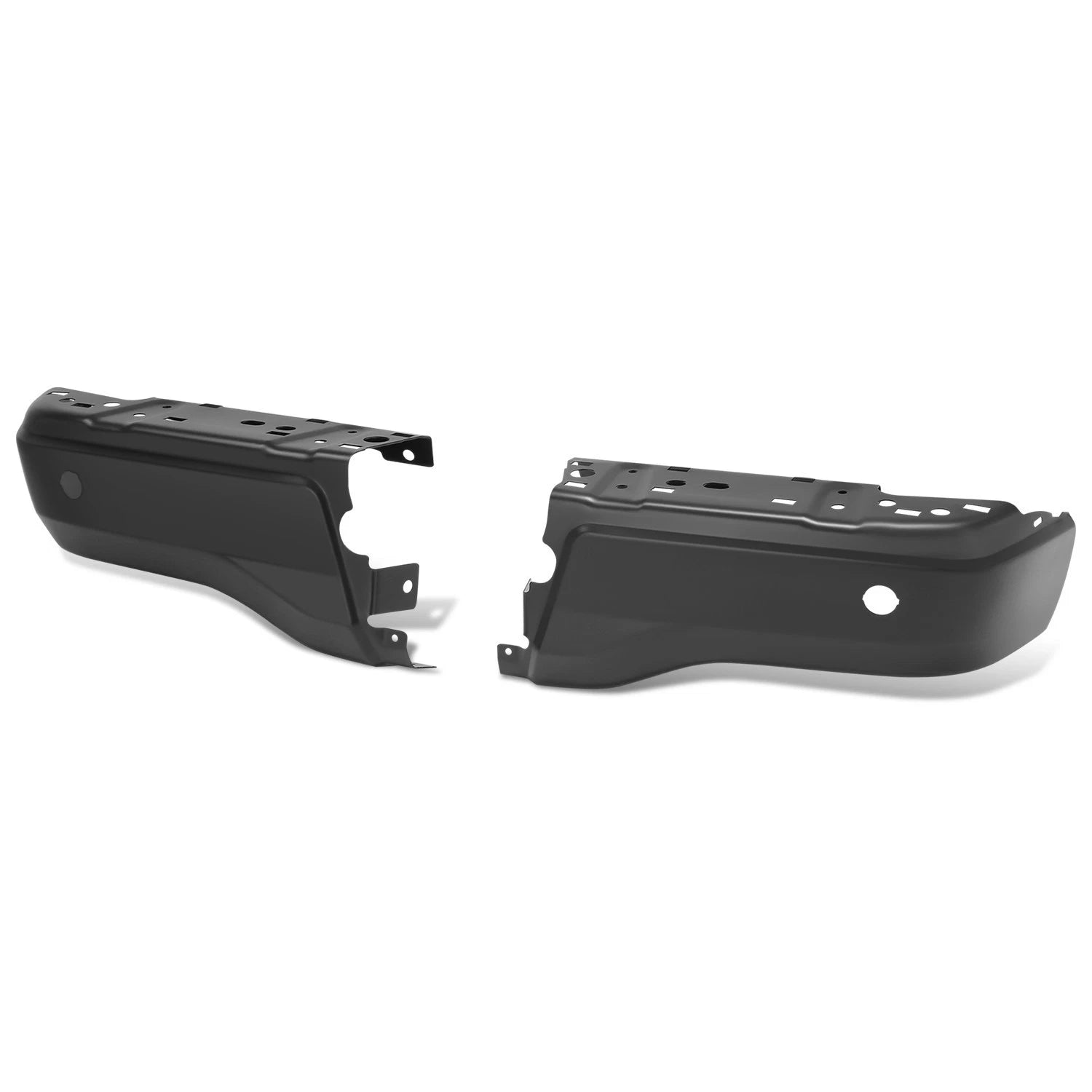 Pair of Black Rear Bumper End Caps for Ford Ranger (2019–2023)
