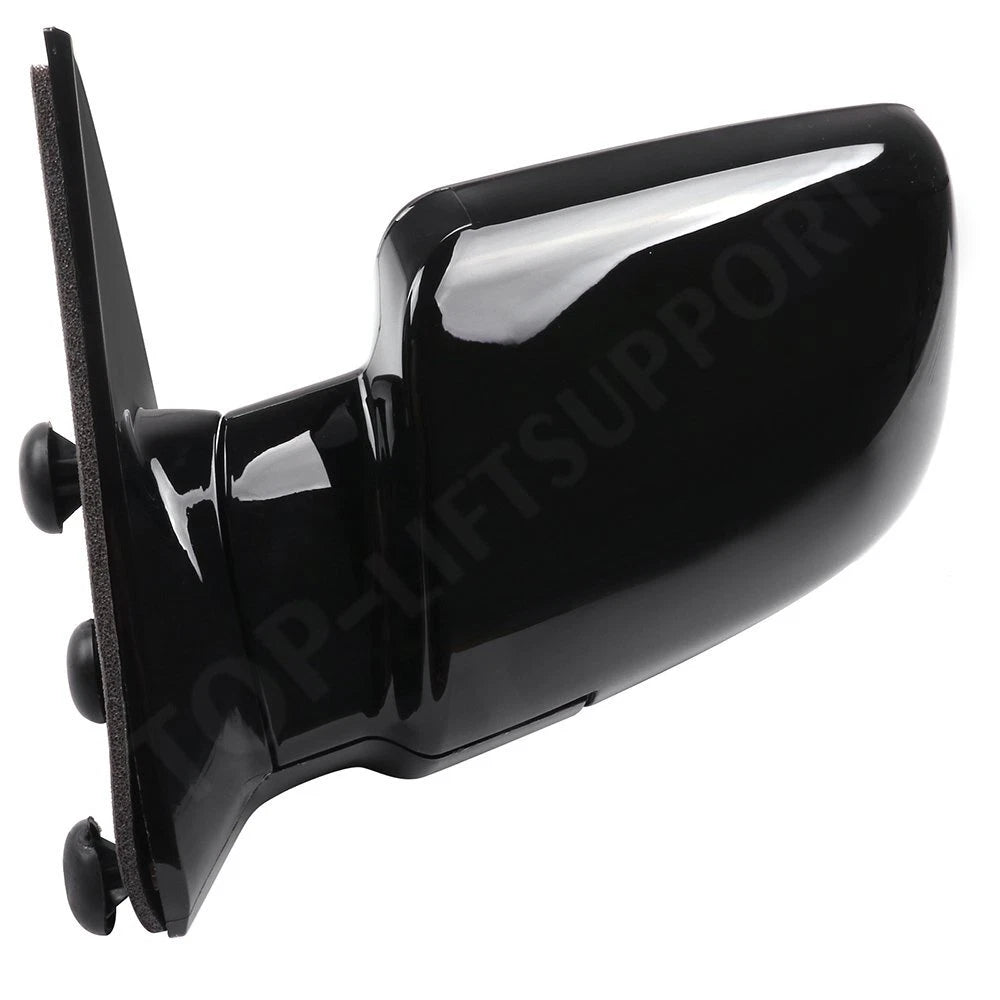 LH Side View Mirror for GMC Chevy Pickup Truck (1988–1998) Manual Fold Black