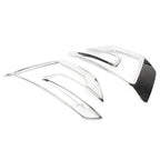 Front Fog Light Bezel Covers for Ford Explorer Sport (2016-2017) Chrome