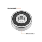 Set of 2 6300-2RS Ball Bearings for Various Models (10x35x11mm)