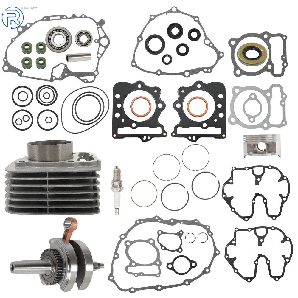 Crank Rod Motor Rebuild Kit Piston Gaskets for Honda 400EX 400X (1999–2004)