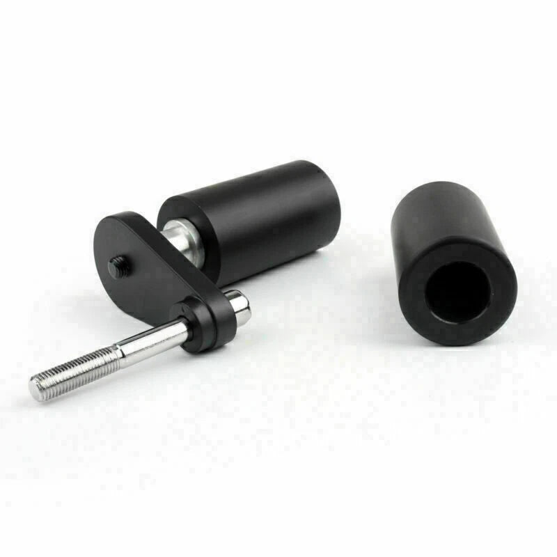 Frame Slider Crash Protector for Yamaha YZF R6 R6S (2003–2008) No Cut Blk