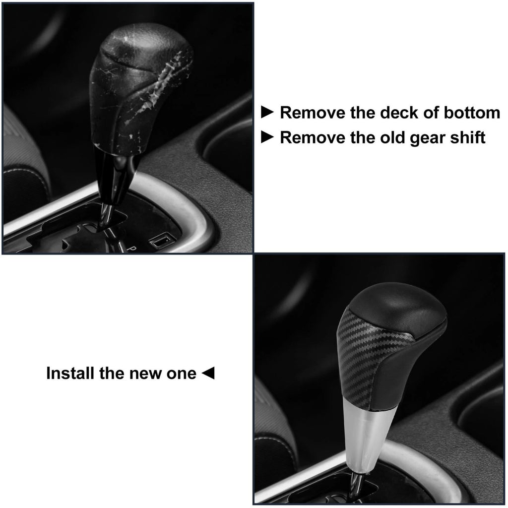 Automatic Gear Shift Knob for Toyota Tundra (2014–2021) Carbon Fiber Black