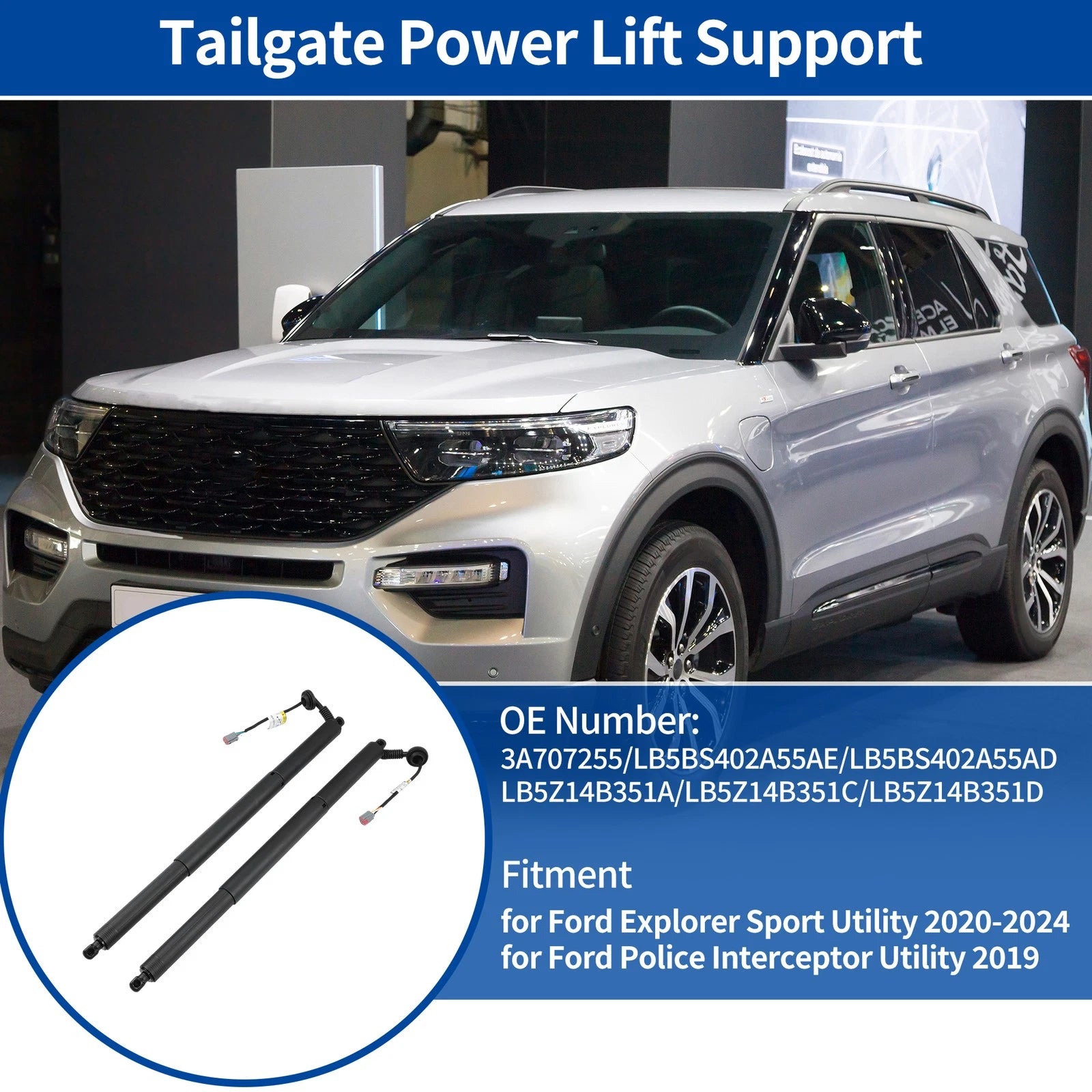Tailgate Power Lift Support for Ford Explorer (2020–2024) No.LB5BS402A55AE 1 Pair