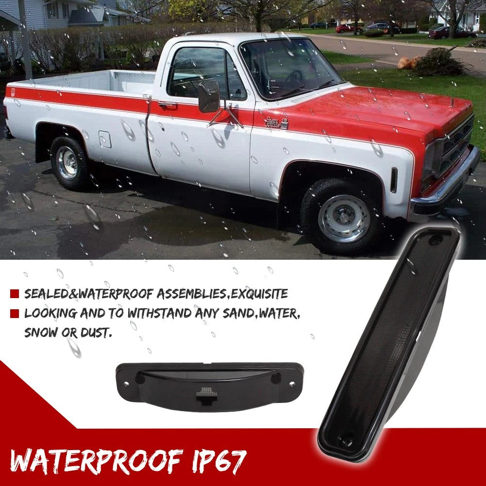 Smoked Lens Side Marker Lights for Chevrolet GMC Truck (1973–1980)