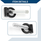 Tow Hook for Toyota Yaris (2023) - Metal Towing Ring, Black