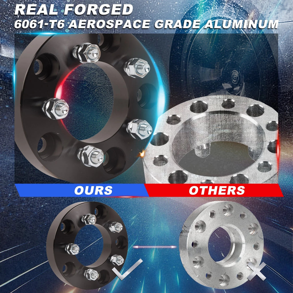 5x5.5 to 5x4.5 Wheel Adapters for Various Models (1.25" Thick)