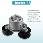 Belt Tensioner Pulley Assembly for Ford F-250 Super Duty (1999–2003)