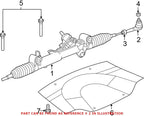 Front Outer Steering Tie Rod End for Chrysler Dodge Mitsubishi (OEM)